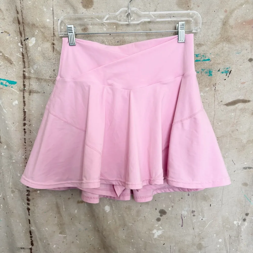 Popflex Crisscross Hourglass Twirl Skort Pink Size L - Image 3