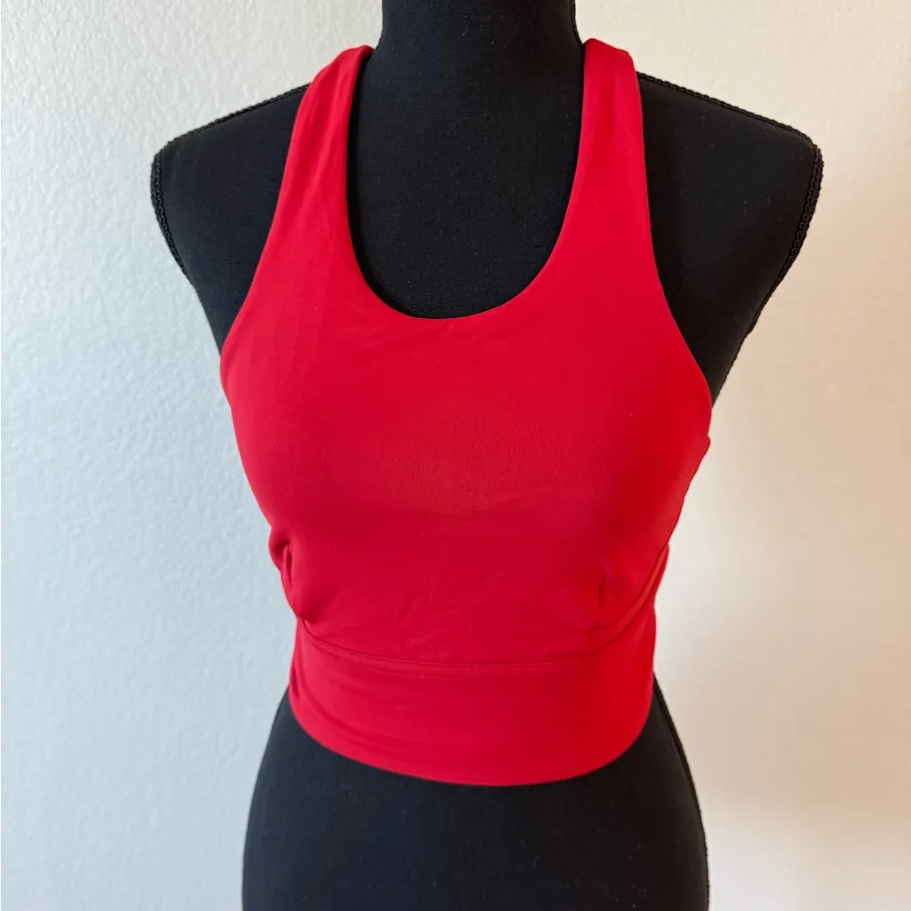 Lululemon Wunder Train Long-Line Bra *Medium Support, C/D Cups
Dark Red Size 6 - Image 5