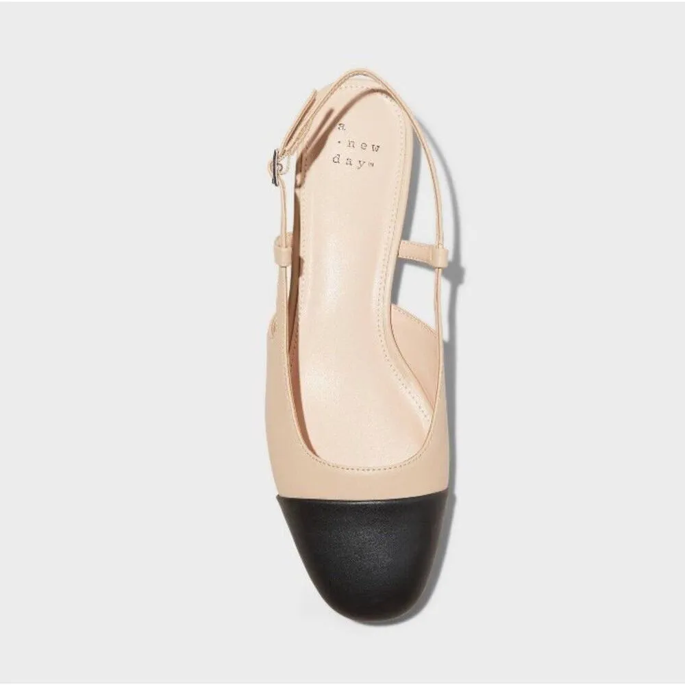A New Day Women's Maxine Slingback Ballet Flats -Tan 9 .5 NWT - Image 3