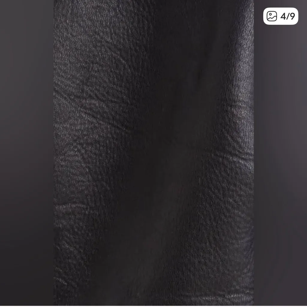 3636. Blank NYC Sherpa and Leather Oversized Vest in Night Watch Sz XS - Image 4