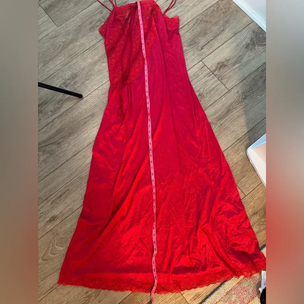 vintage dress floor length gorgeous dress measurements added Size M - Image 7