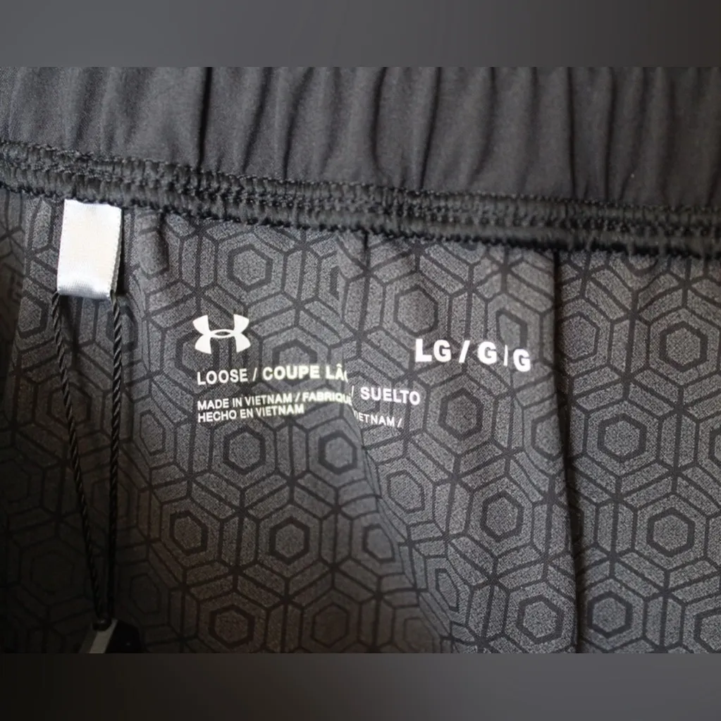 Under Armour | Athlete Recovery Wide Leg Snap Pants Black Pants White Accents - Image 11