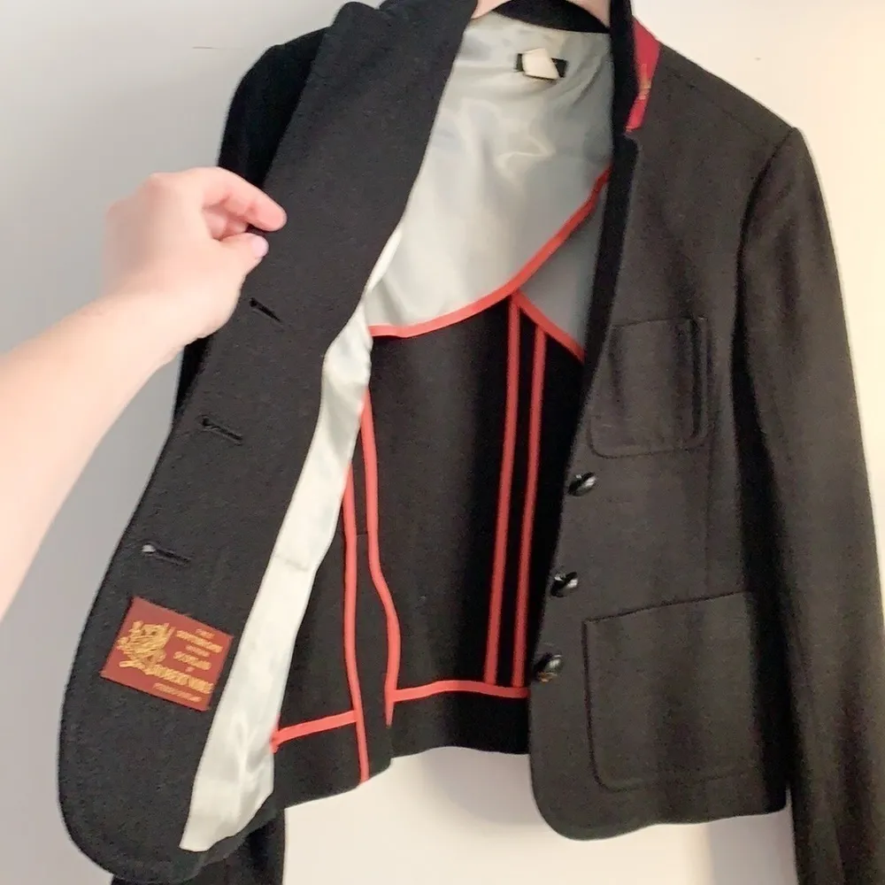 RARE! J.Crew Robert Noble Fox Hunt Wool Blazer Vintage - Image 14