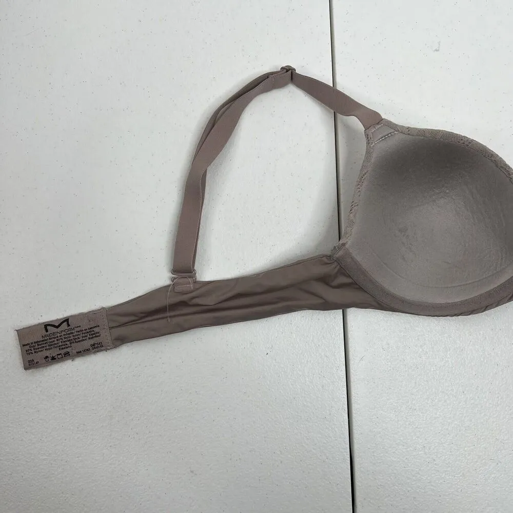 Maidenform Size 32A Bra One Fabulous Fit 2.0 Tailored Demi DM7543 Taupe Women's - Image 11