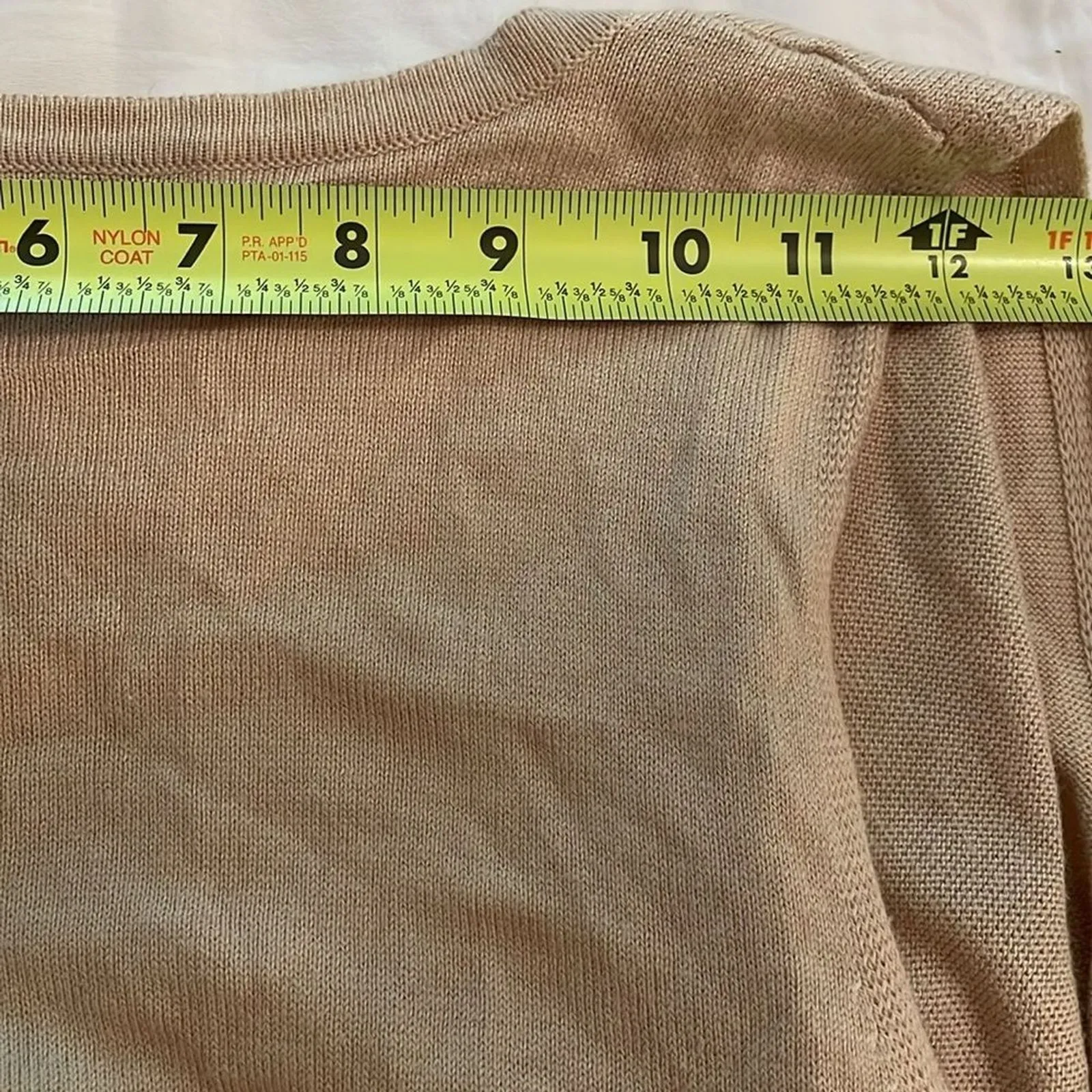 Magaschoni Beige Knit Open Cardigan Sweater Vest Womens Size Small? Lagenlook - Image 5