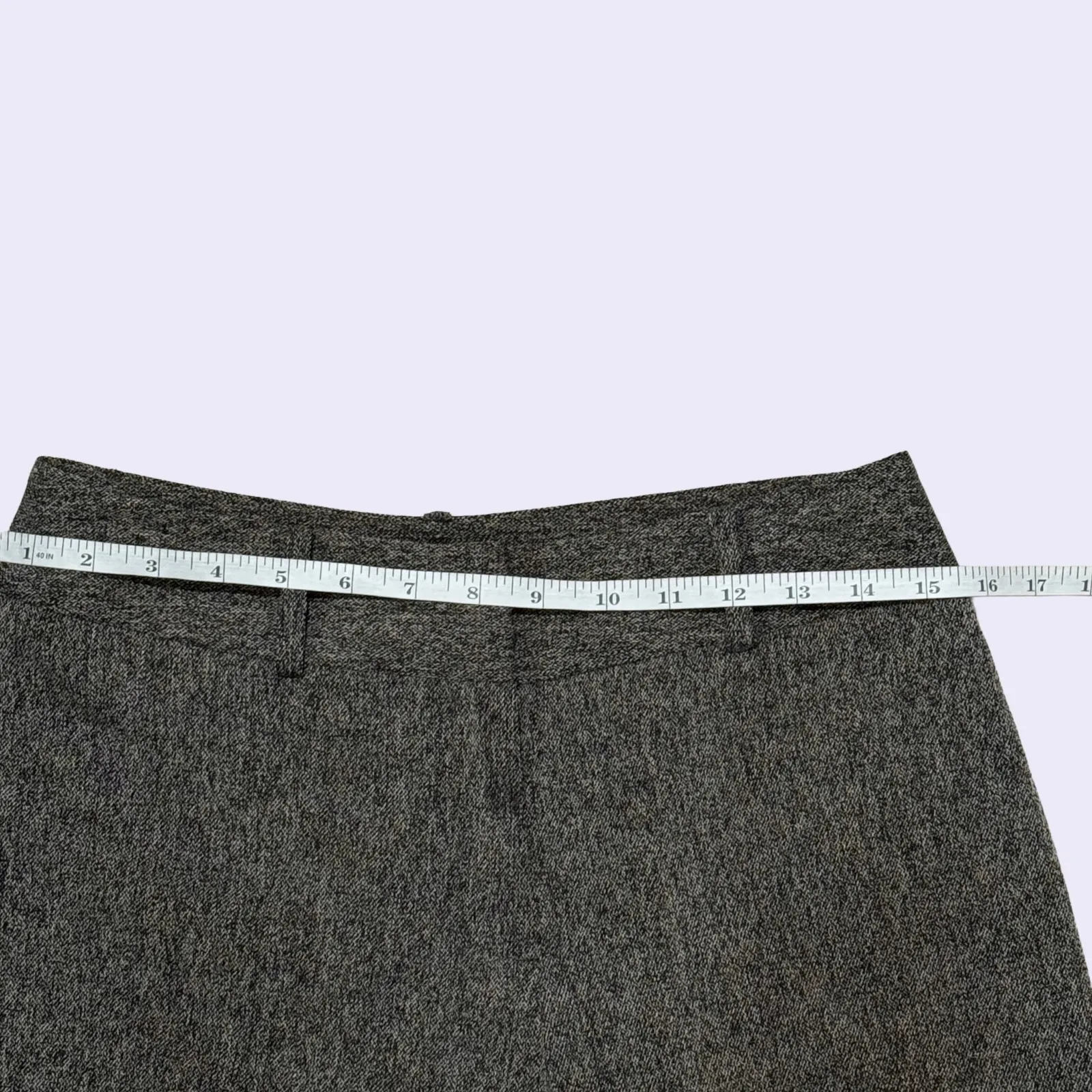 Anne Klein Women's Dark Gray Stretch Trousers Size 2 - Image 2