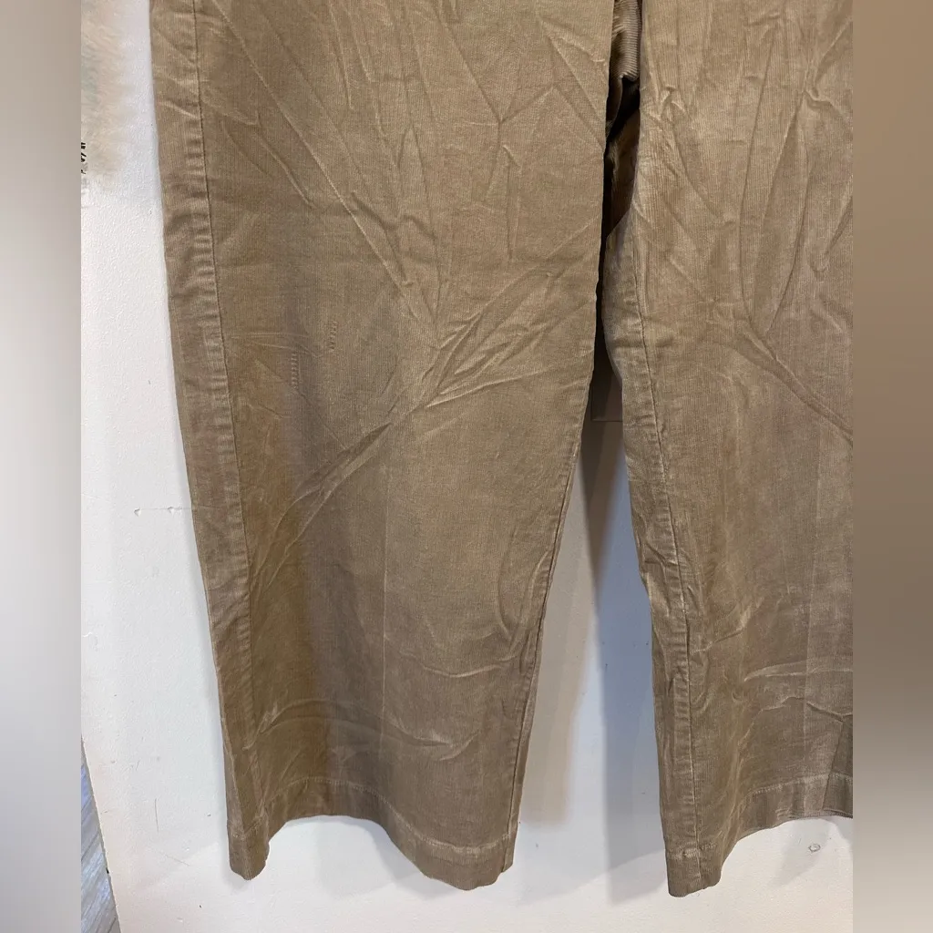 Eileen Fisher Organic Cotton Corduroy Wide Leg Pants Women’s Size 16 Stretch - Image 2