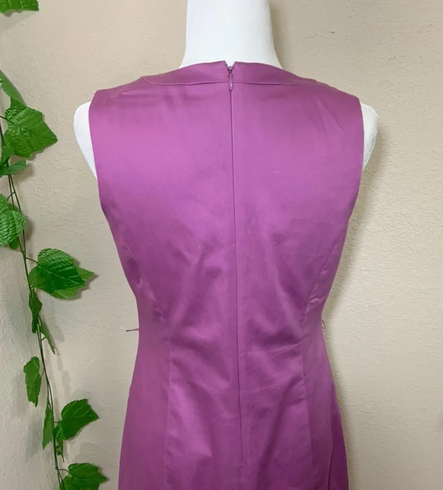 Tahari Purple Shift Pocket 60’s Dress - Image 9
