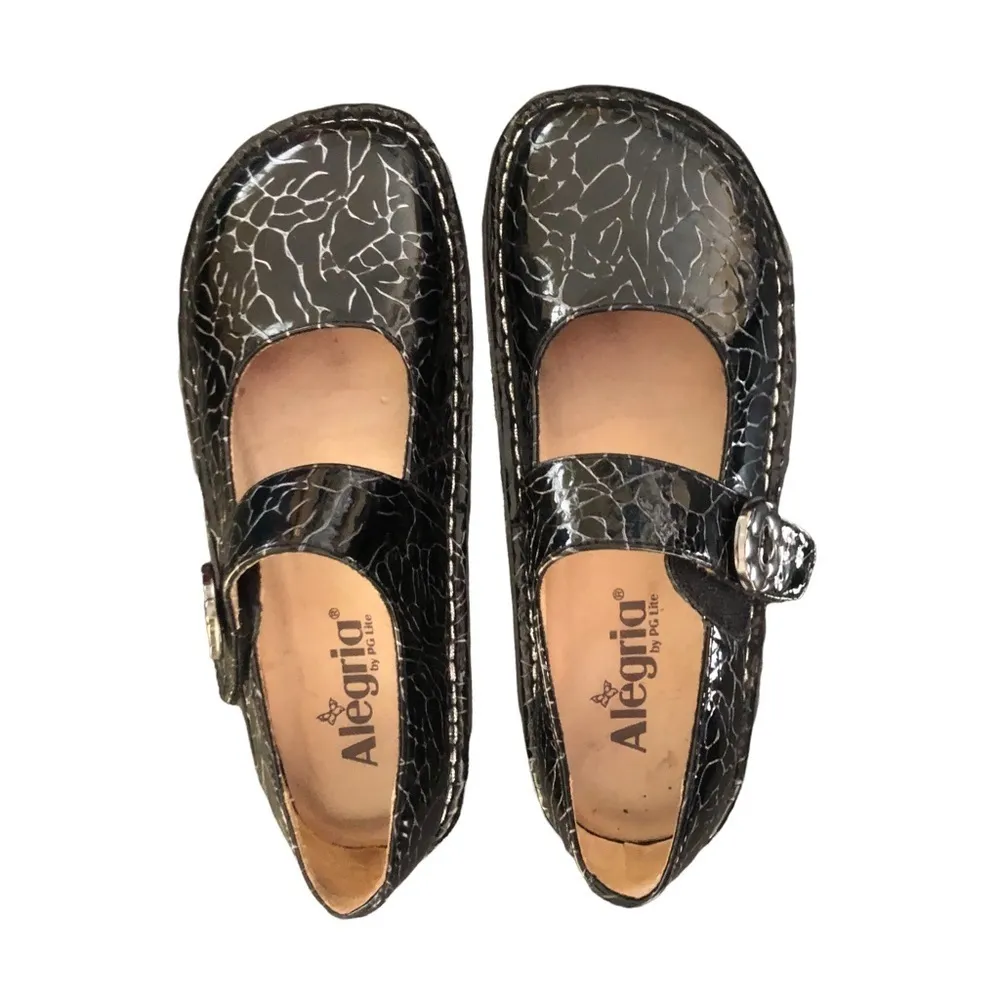 Alegria Women's Paloma Patent Leather Mary Jane Shoes Black PAL-541 36/6~6.5 - Image 3