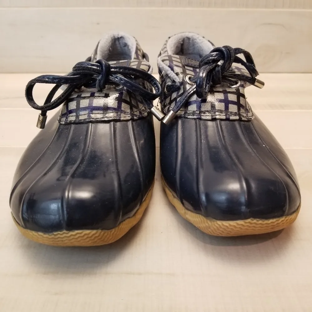 {7} Sperry Top-Sider Navy Waterproof Duck Boot Women's Slip On - Image 3