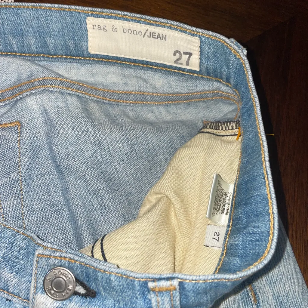 Woman’s size 27 in Rag & Bone the Dre jeans - Image 6