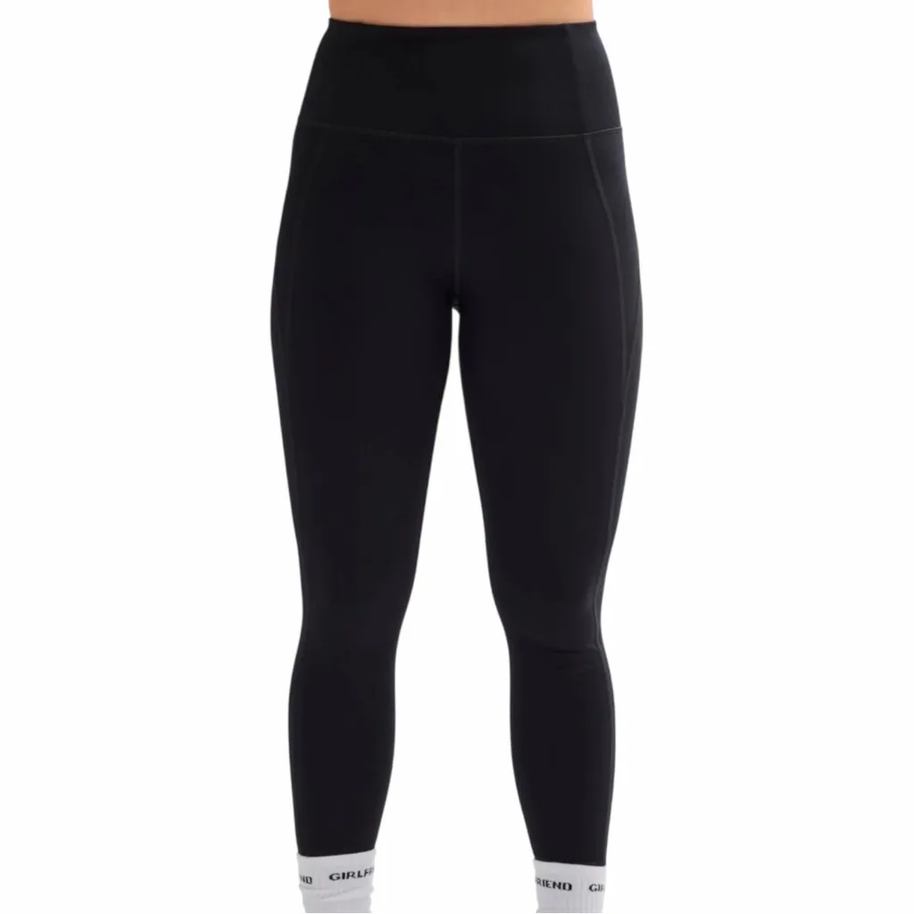 Girlfriend Collective Black High Rise Compression Leggings Pants size Medium - Image 3