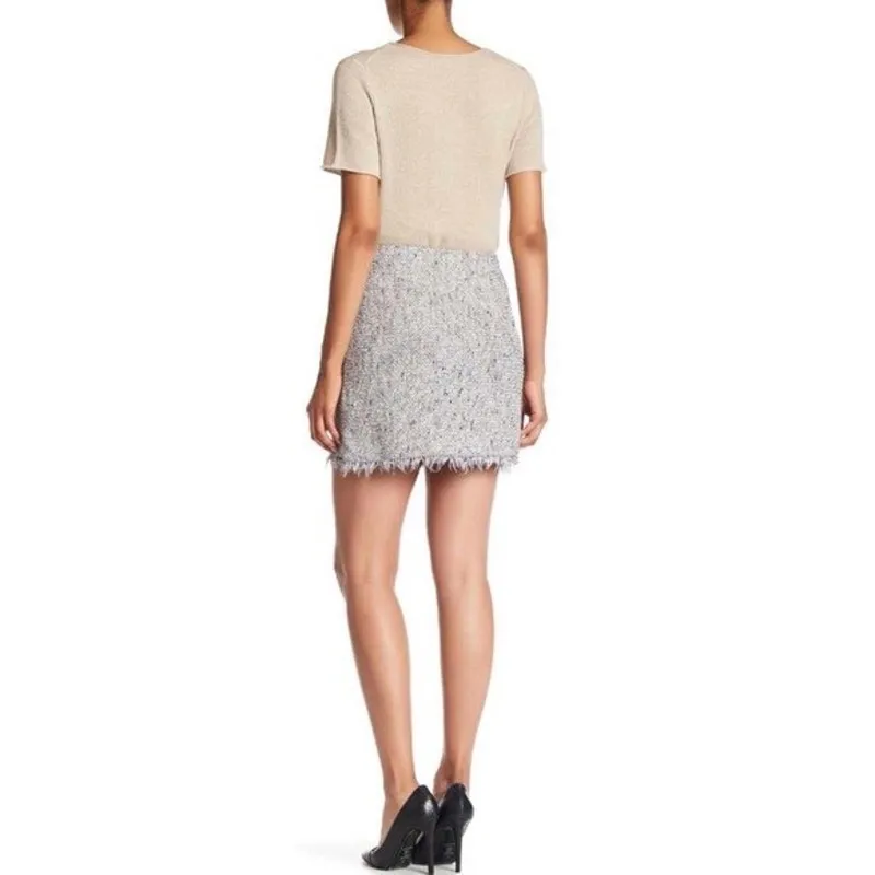 Theory Winsty Tweed Mini Skirt Size 8 - Image 2