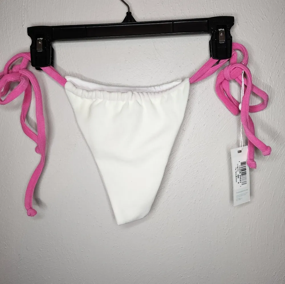 NWT Frankies Tia Terry Bikini Bottom in Strawberry Shortcake - Image 3