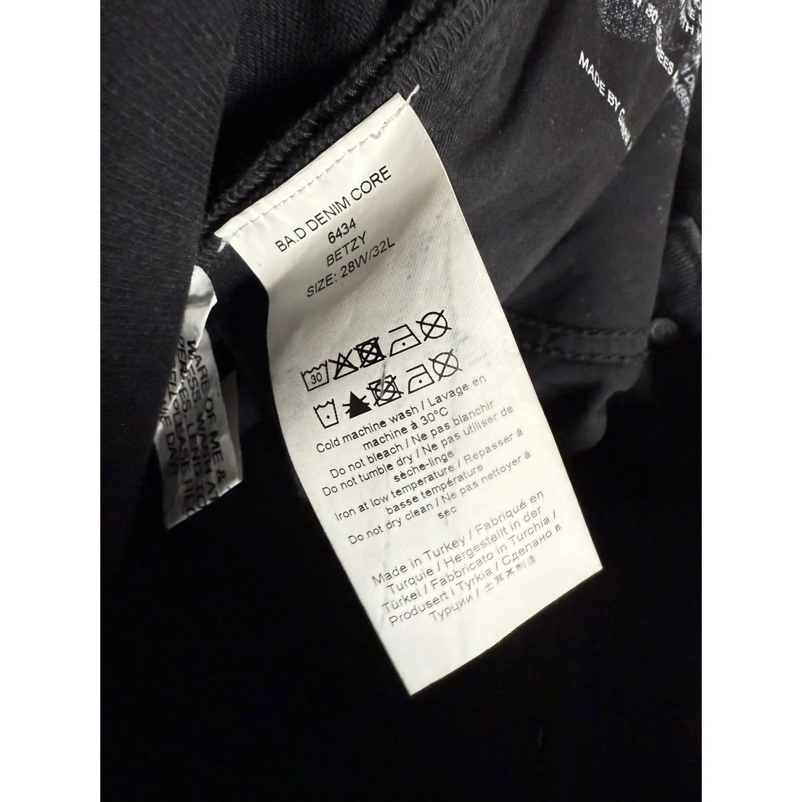 Ganni Betzy Black High Rise Bootcut Denim Jeans Size 28 - Image 13