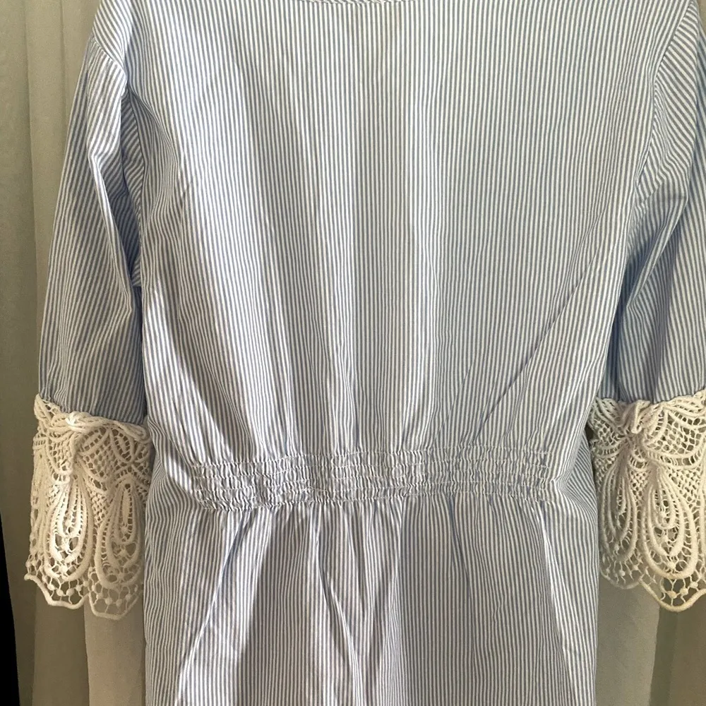Christopher & Banks Striped Blouse- Excellent condition - Image 4