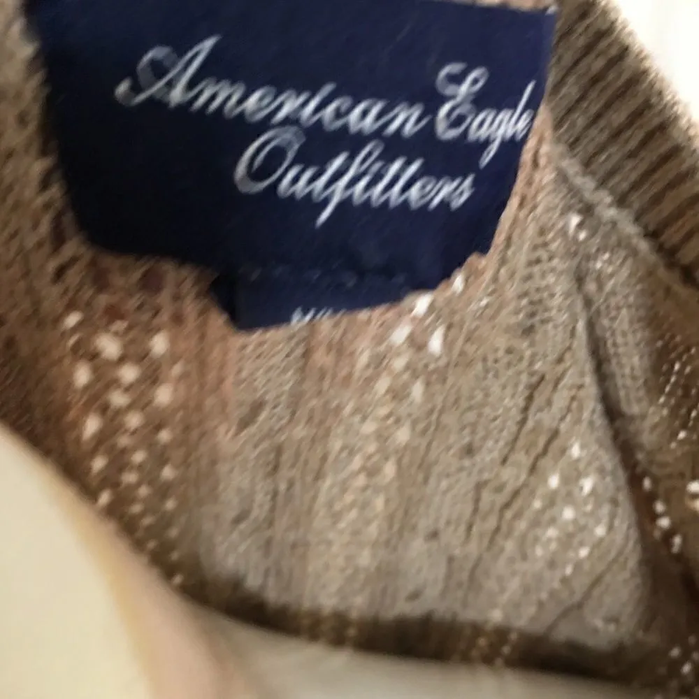 American Eagle 🦅 see through knit sweater - Image 3
