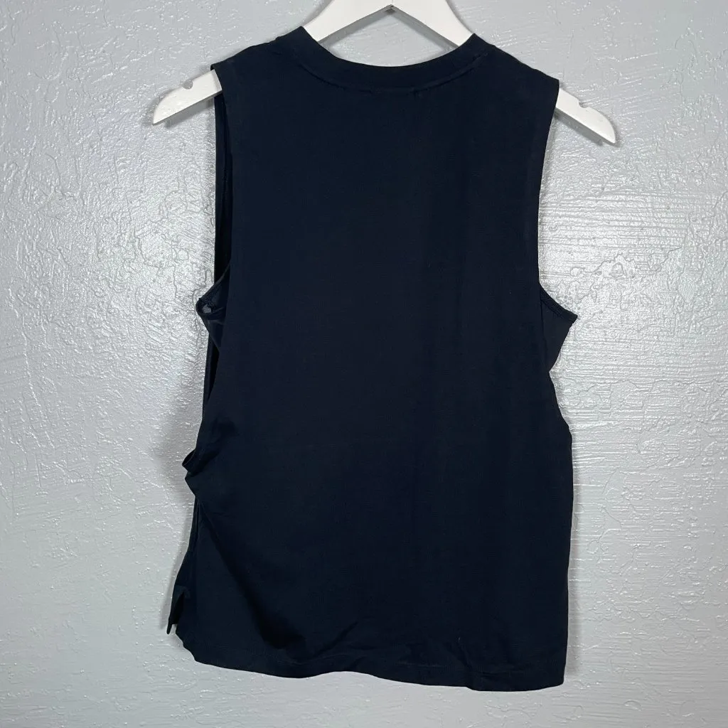 Nike ACG Women M Black NRG Layered Training Tank Top Shirt Athleisure Granola - Image 6