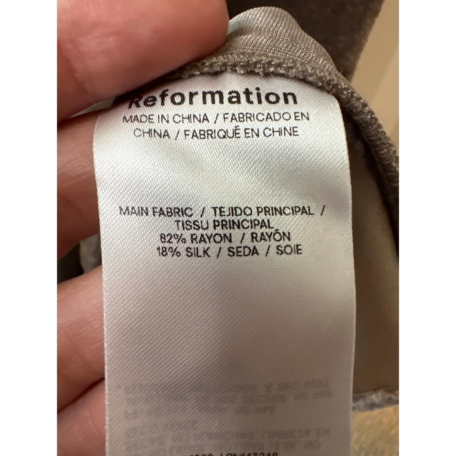 Reformation Frankie Velvet Maxi Dress NWT Dark Gray Size 10 - Image 10