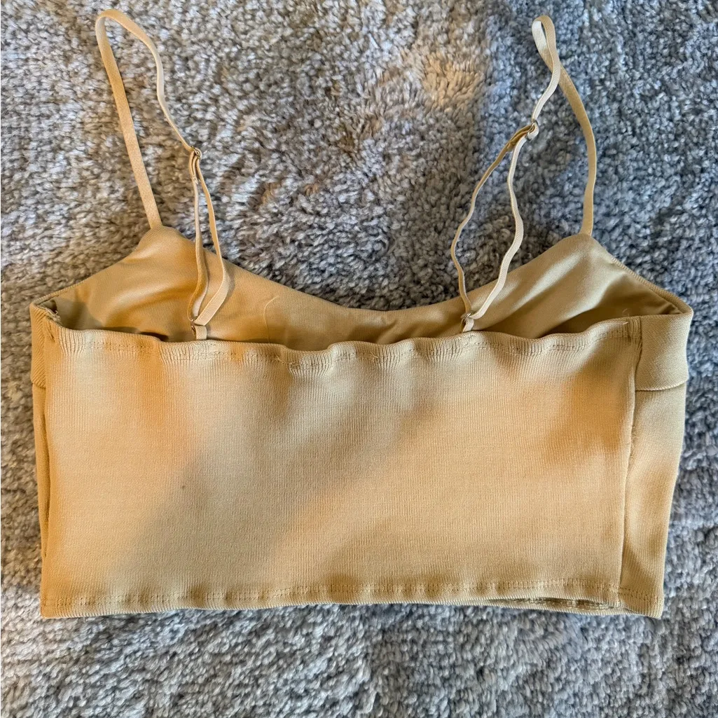 Adika Beige Crop Top - Image 3