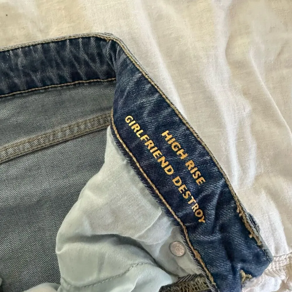 Rachel Parcell Women’s 26 High Rise Girlfriend Destroy Jeans - Image 7