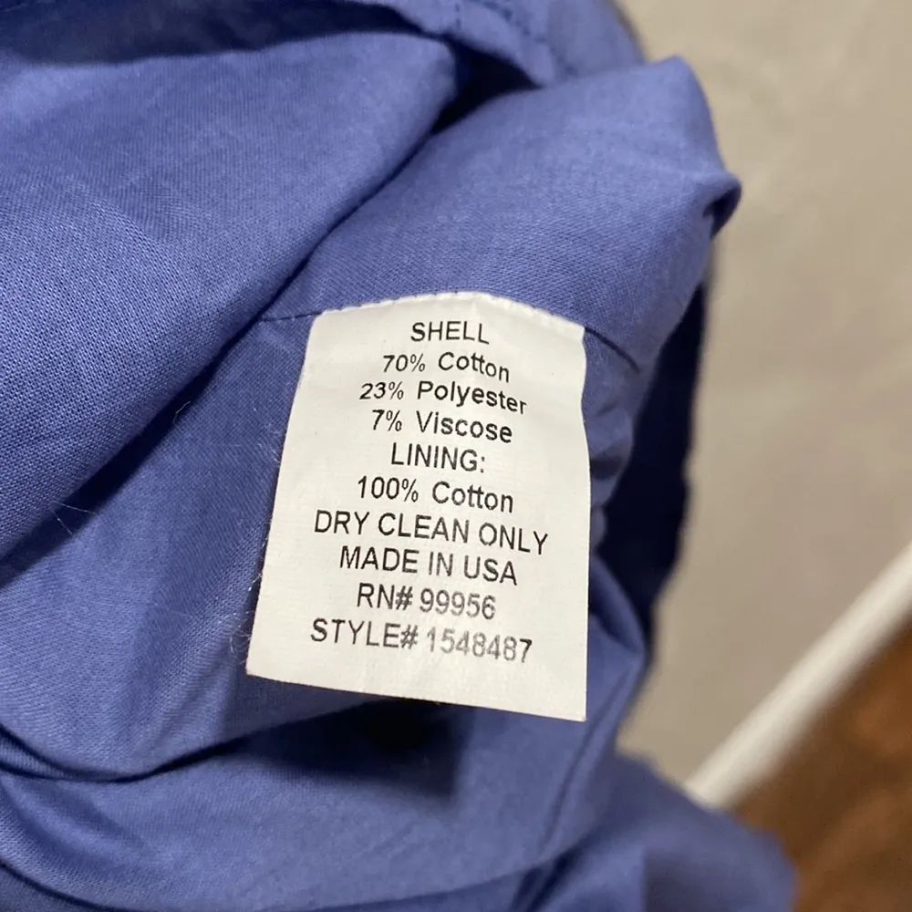 Shoshanna Corinna Off the Shoulder Dress navy blue metallic size 2 - Image 5