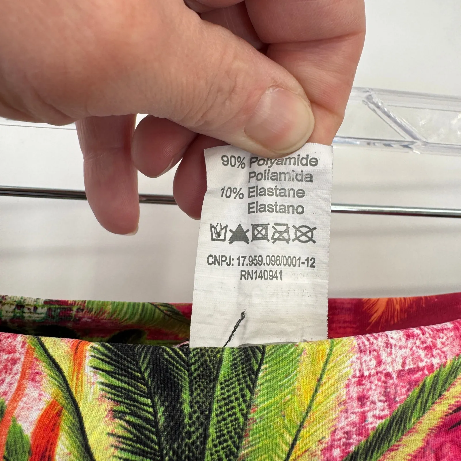 DONA JO Tropical Palm Tree Print Athletic Skort Womens 2 Large Golf Tennis Pink - Image 10