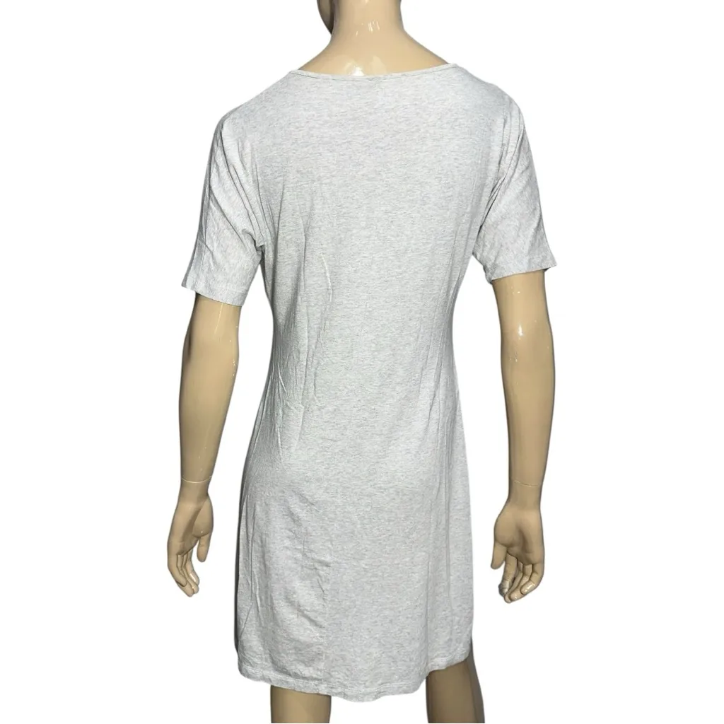 White + Warren Women’s Size M Heather Gray Cotton Modal Jersey T - Image 5