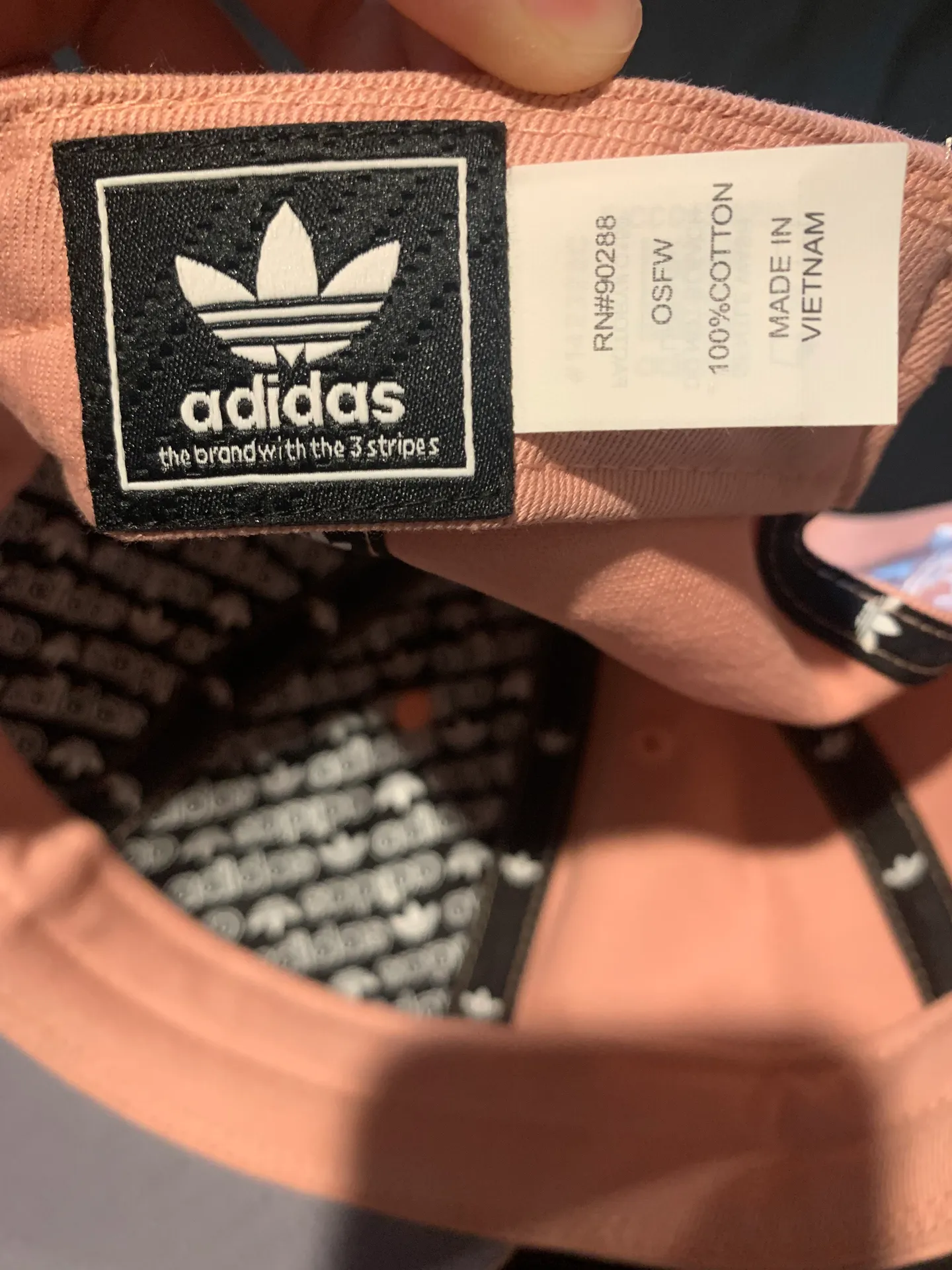 Adidas Pink Ball Cap - Image 4