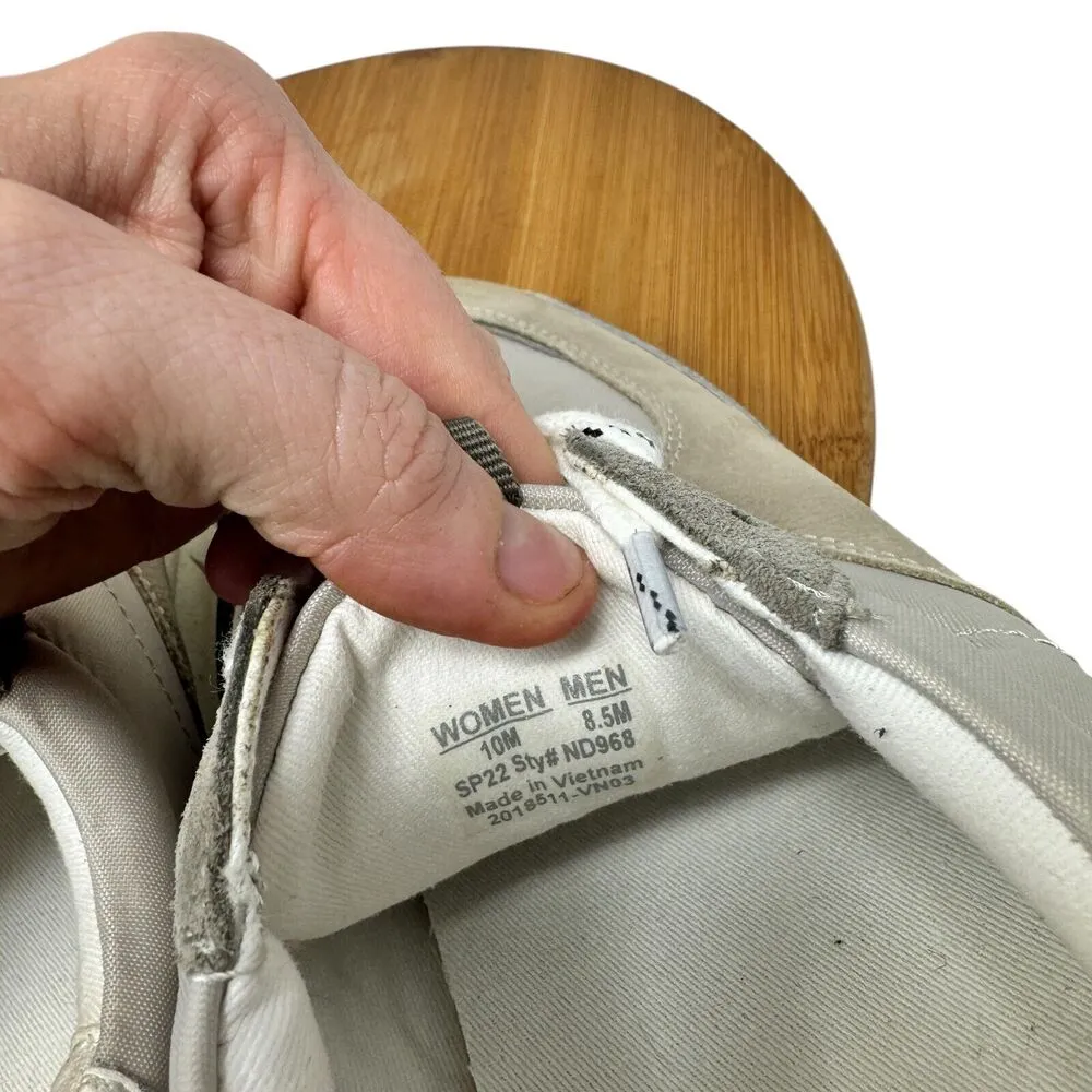 Madewell Kickoff Trainer Sneakers Leather Beige Minimalist Womens 10 Mens 8.5 - Image 9