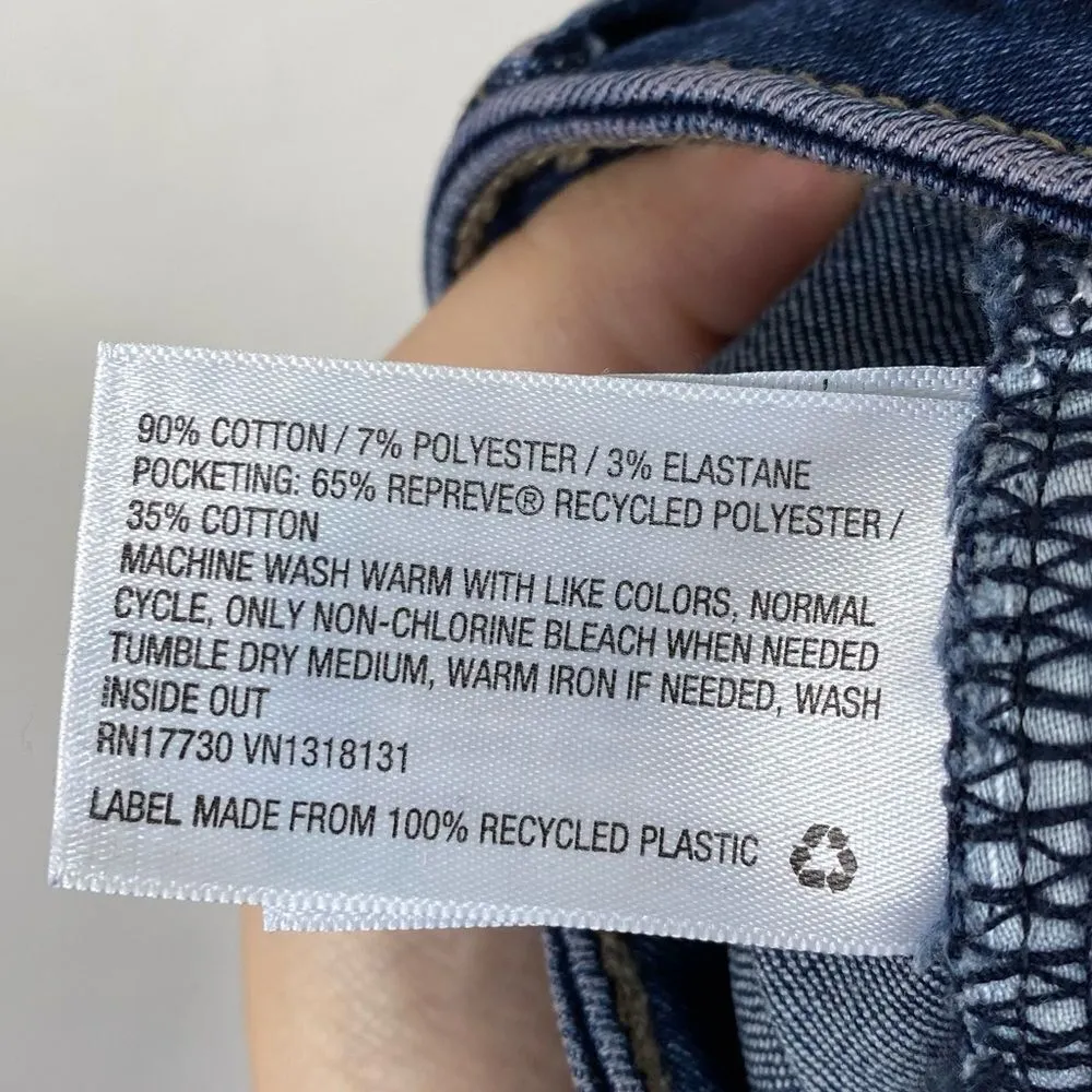 Universal Thread Mid Rise Dark Wash Bermuda Shorts - Image 6