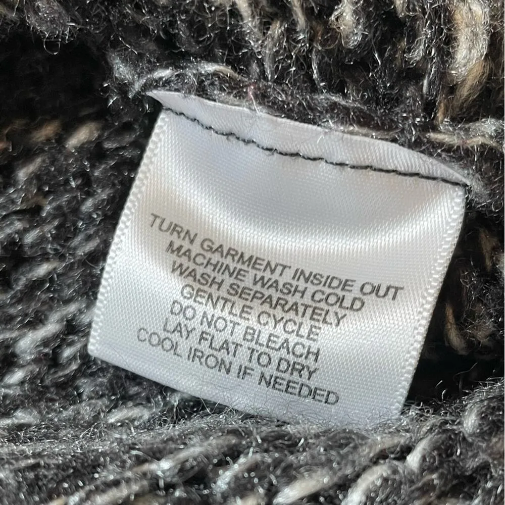 Ultra Flirt Black Marled Sweater Tunic Dress size Large (Junior) - Image 5