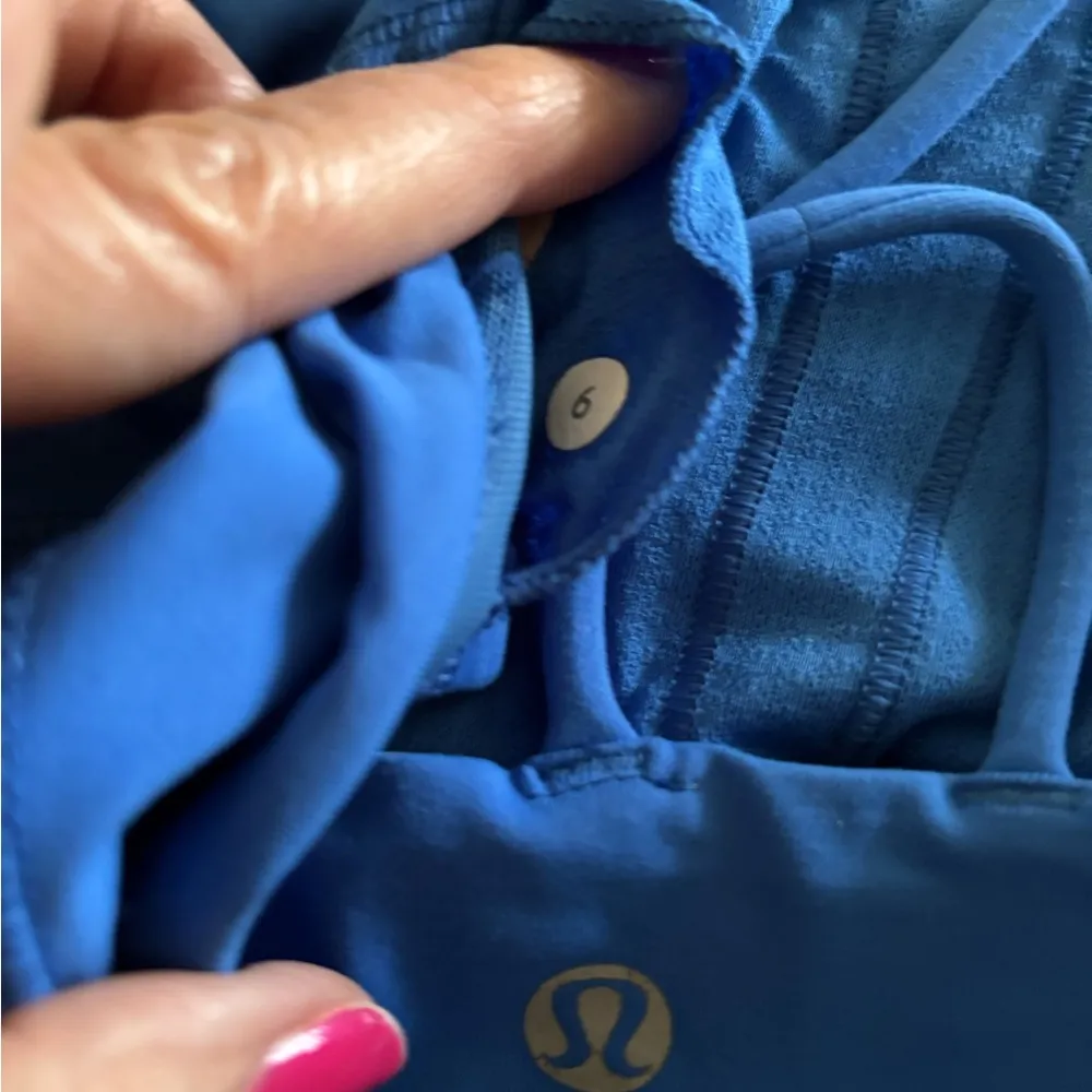 Lululemon Free To Be Bra Light Support, A/B Cup Sz 7 Blue Sports Bra Flaw - Image 3