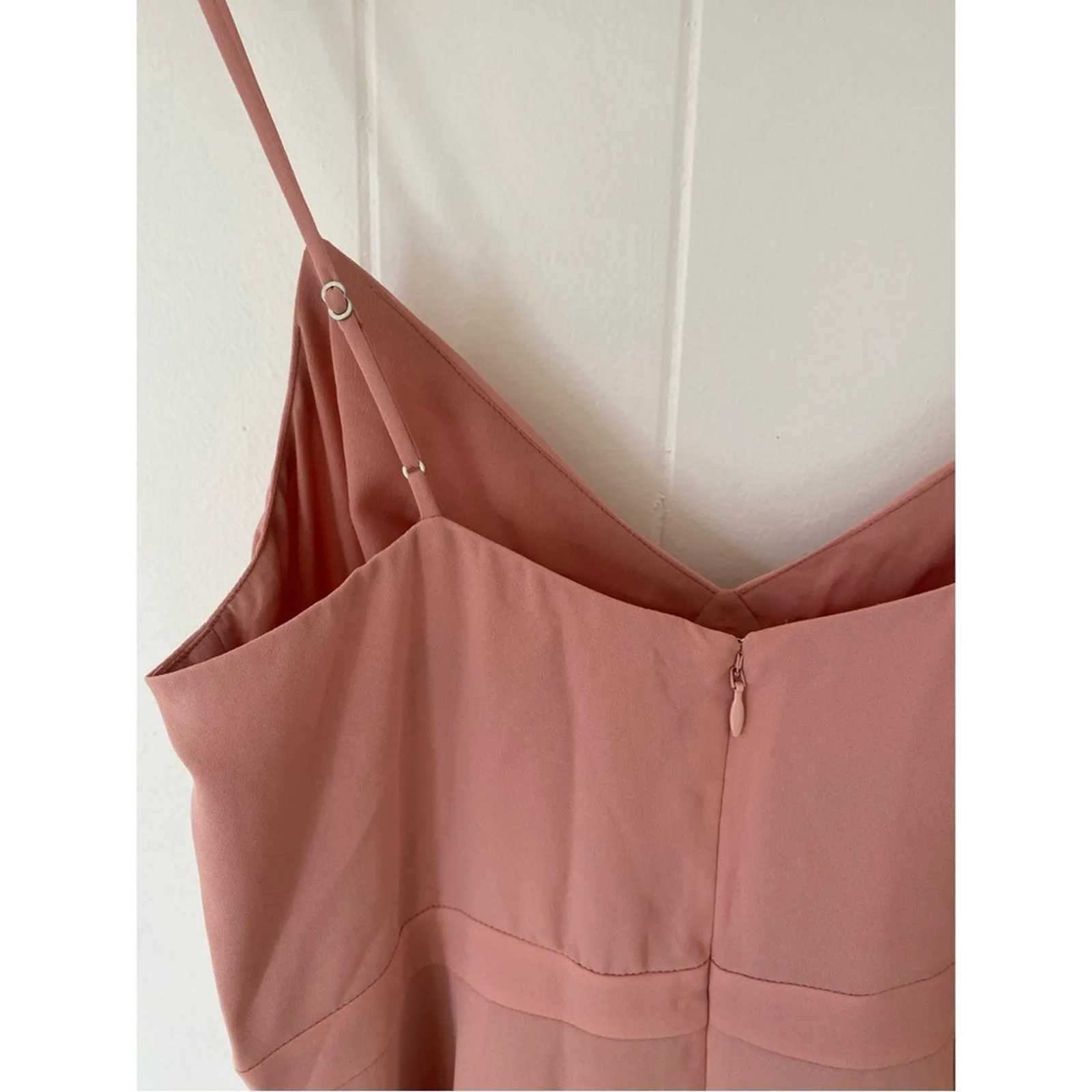 J.Crew Cha Cha Tiered Ruffle Mini Dress Seashell Pink Preppy Coastal Size 10 NWT - Image 8