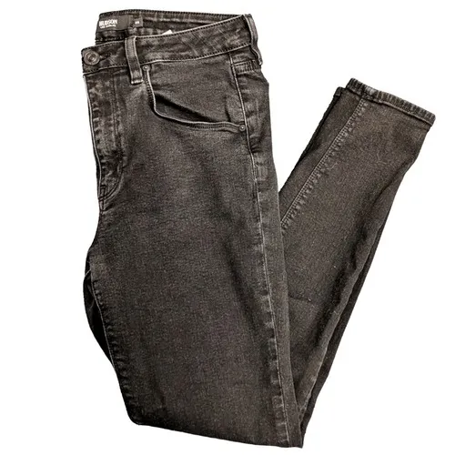 Hudson Barbara Super‎ Skinny Jean Womens Size 29 Worn-in Black Flap Pocket - Image 3