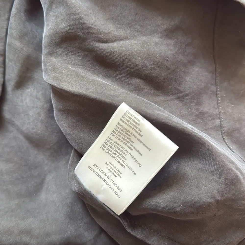 Anine Bing Teagan 100% cupro boxy top. XS - Image 12