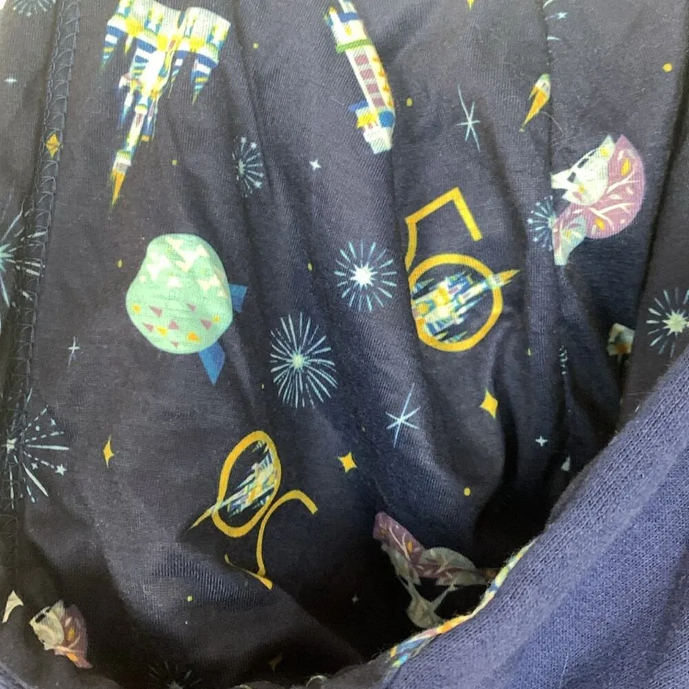 Walt Disney World women's small 50th anniversary zip up sweatshirt rose gold blu - Image 13