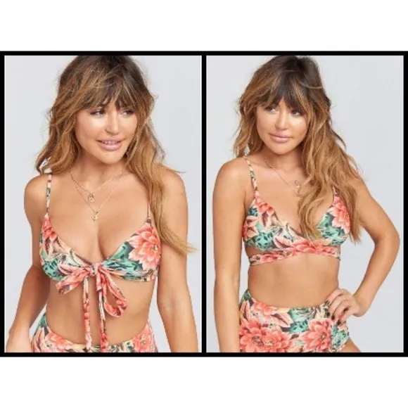 💕SHOW ME YOUR MUMU💕 Ryder Wrap Bra Bikini Top - Image 2