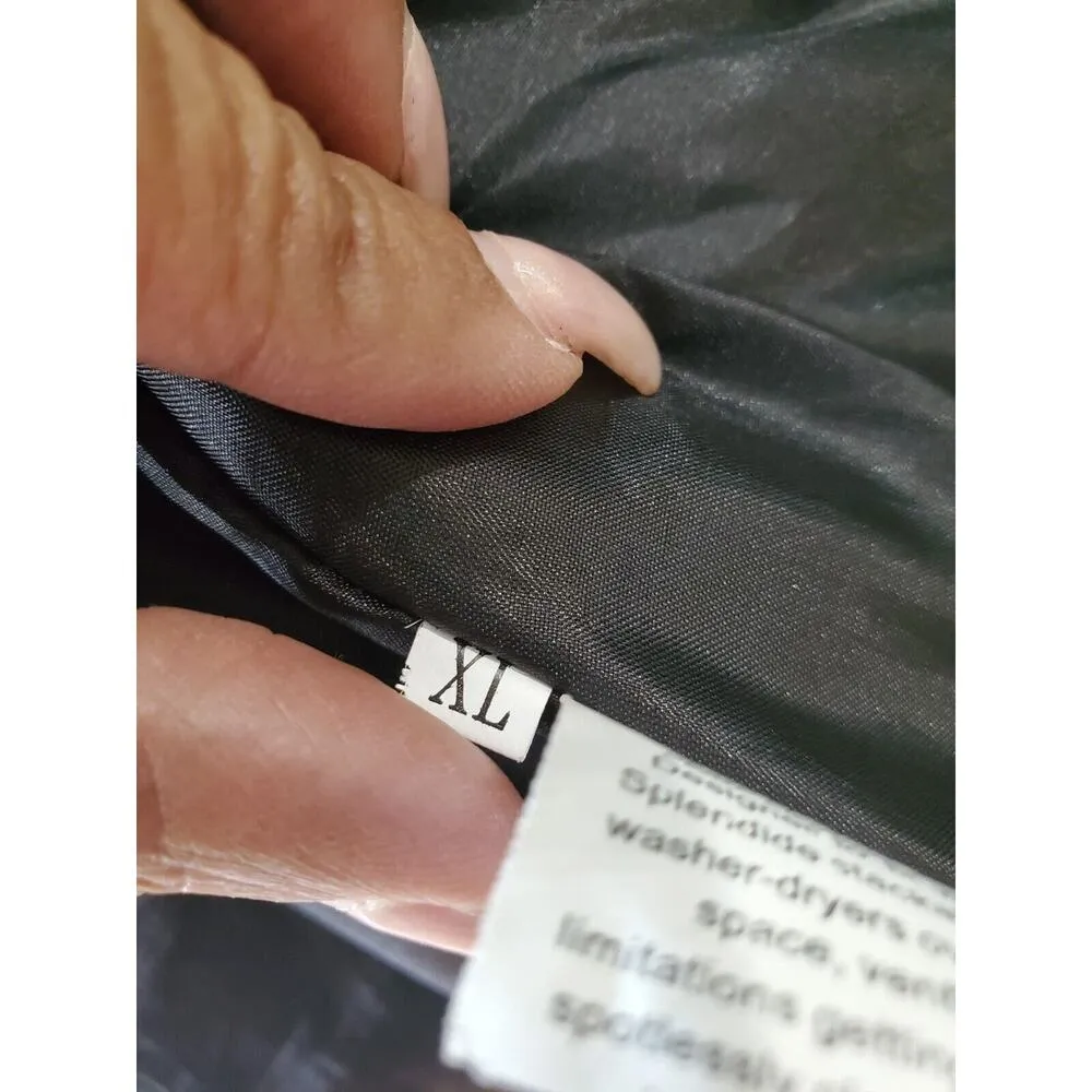 Davi Antte Women's Gray & White Plaid Long Sleeve Buttons Front Jacket Coat XL - Image 14