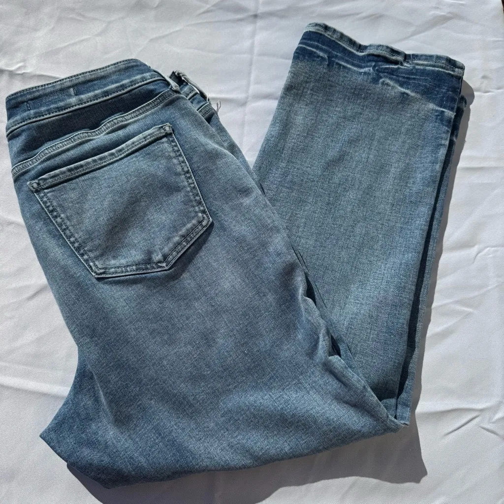 NYDJ Marilyn Straight Lift X Tuck Technology Blue Women's Jeans Size 12 - Image 10