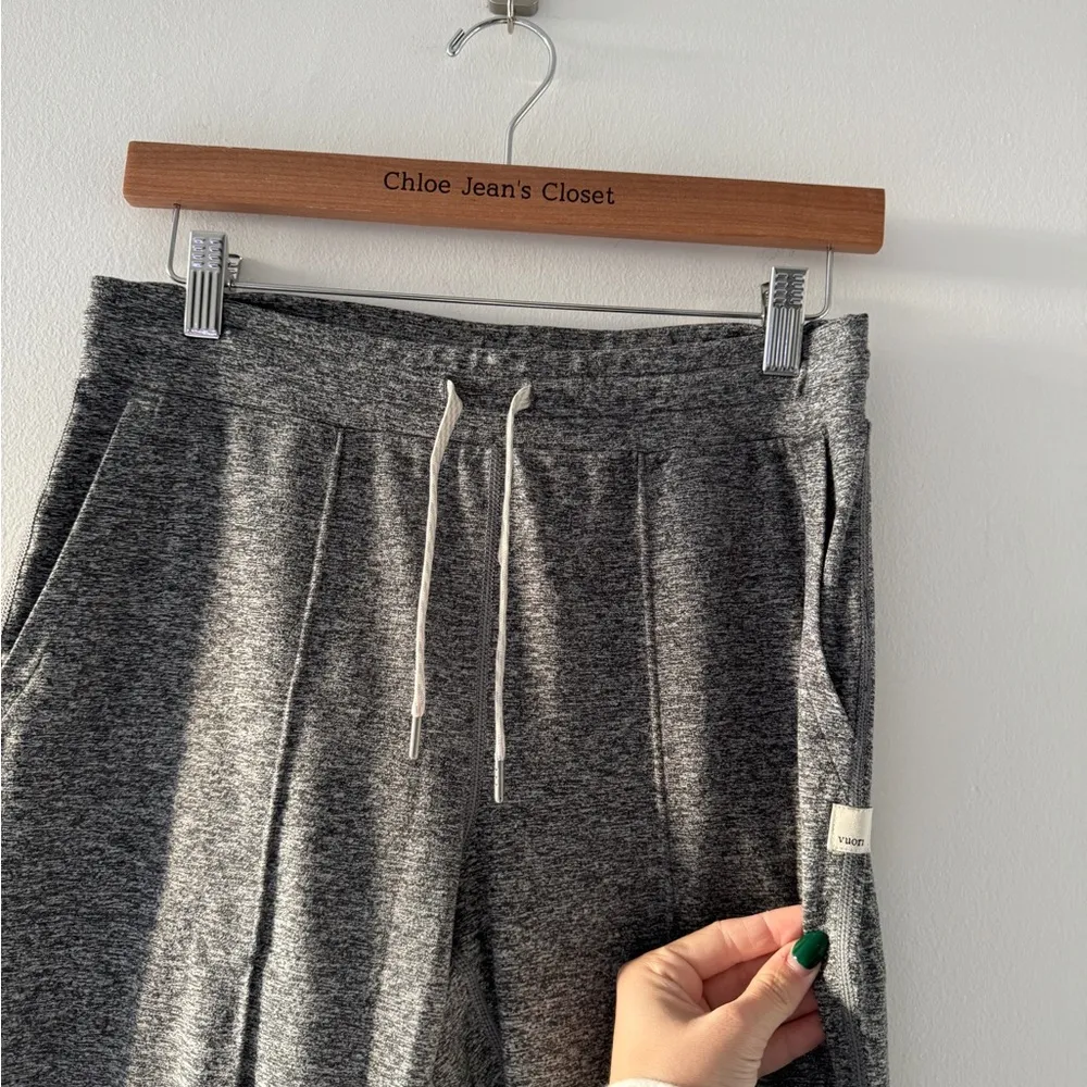 VUORI Halo Essential Wideleg Pants in Heather Gray S - Image 8