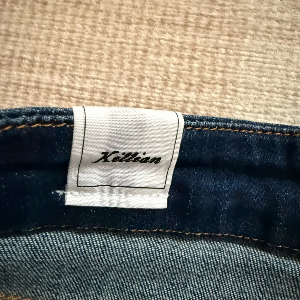 Frank & Eileen Killian Crop Flare Jeans in Medium Wash Size 25 NWT - Image 7