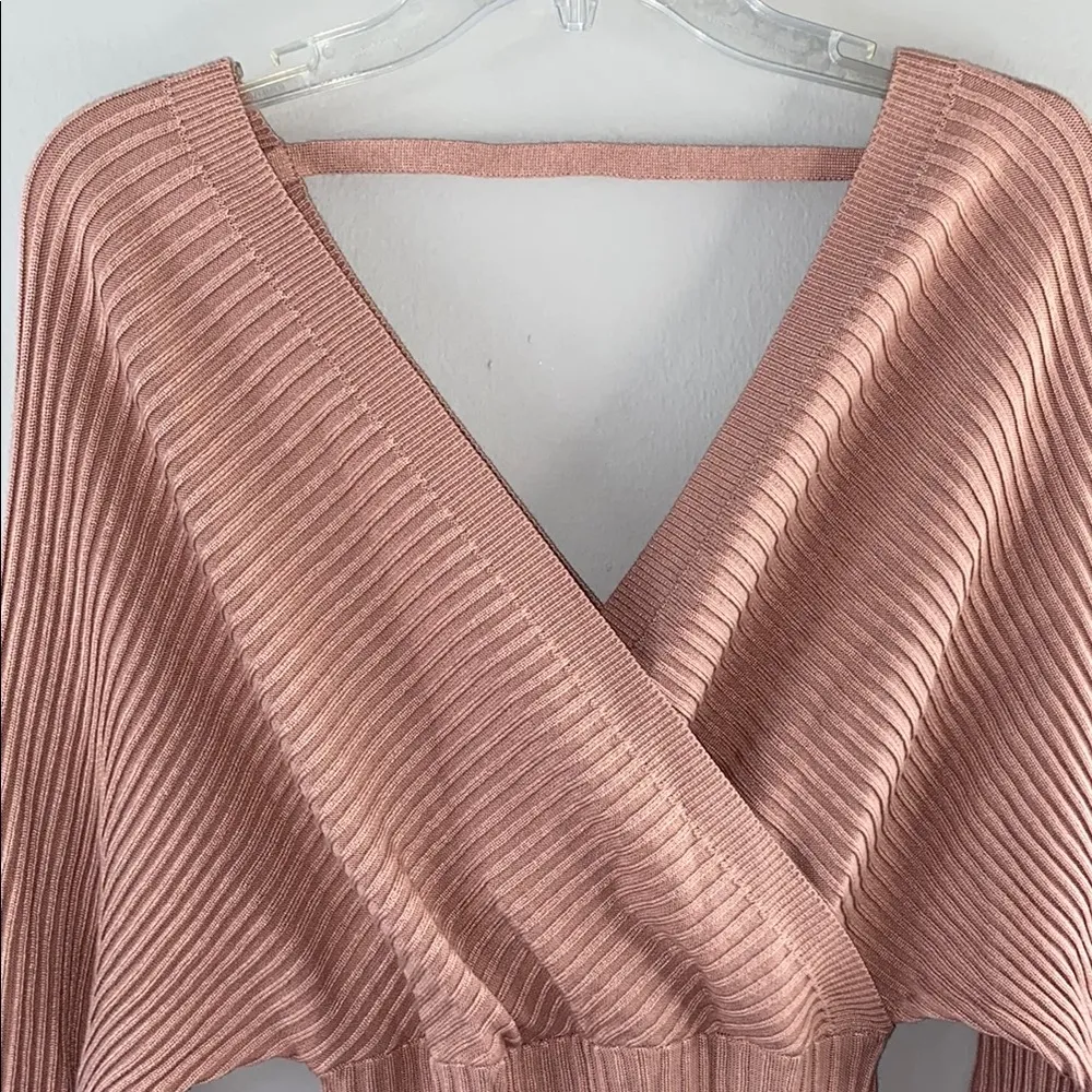 Love Tree Pink Buttoned Long Sleeve Dress - Image 7