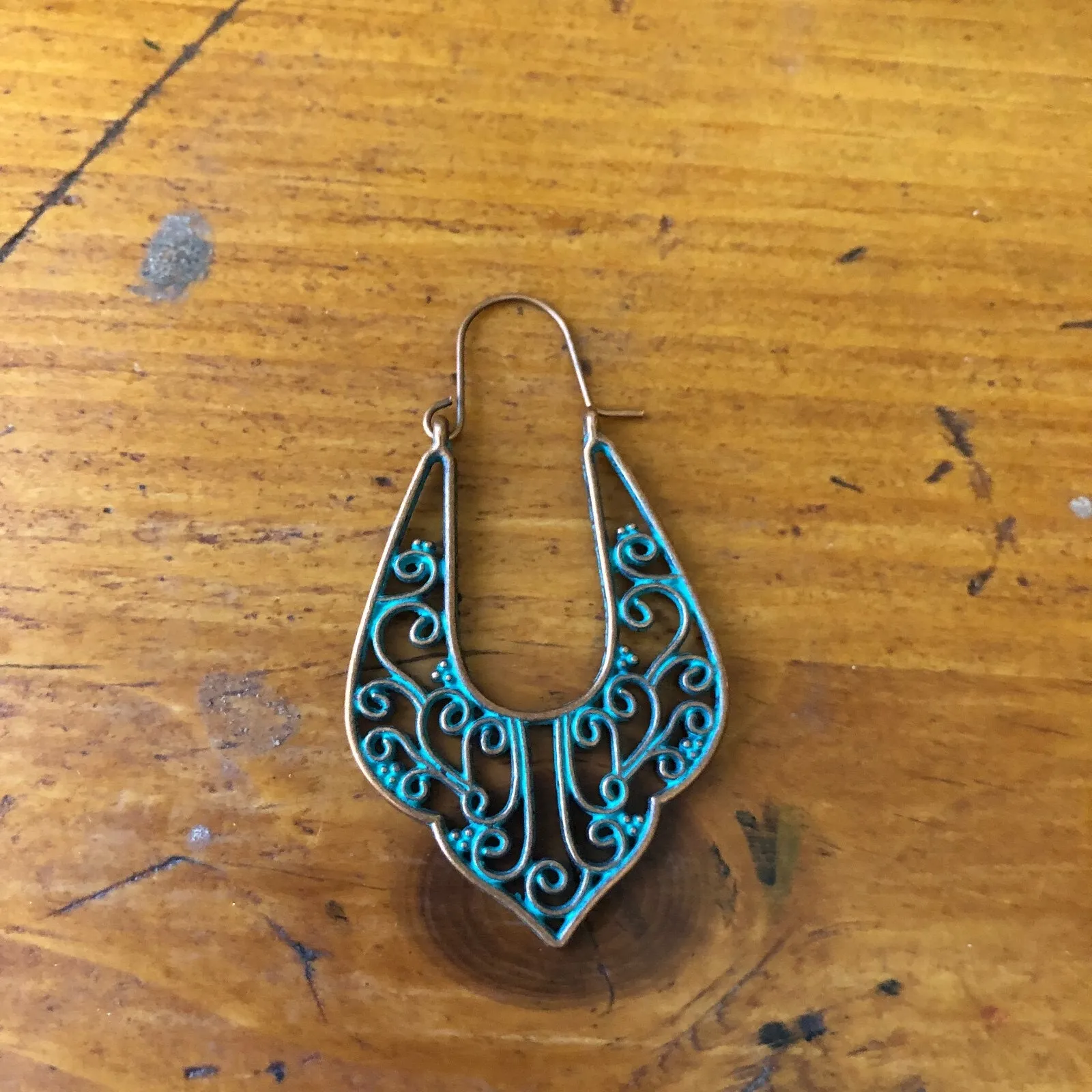 Set of 6 Boho Vintage Style Dangle Earrings Set Feathers Tassels Turquoise NWOT Blue - Image 14