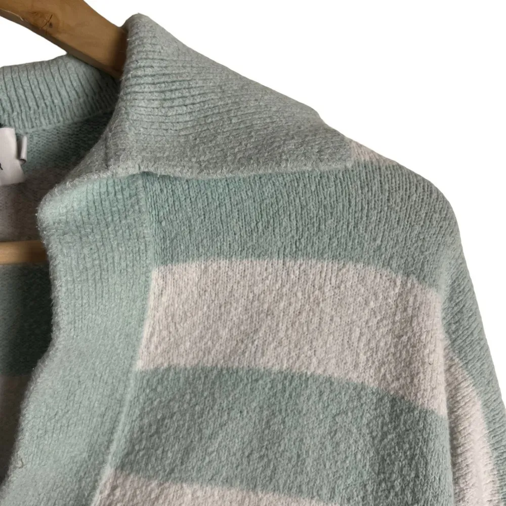 Tanya Taylor Maise Blue White Stripe Collared Pullover Sweater XS - Image 7