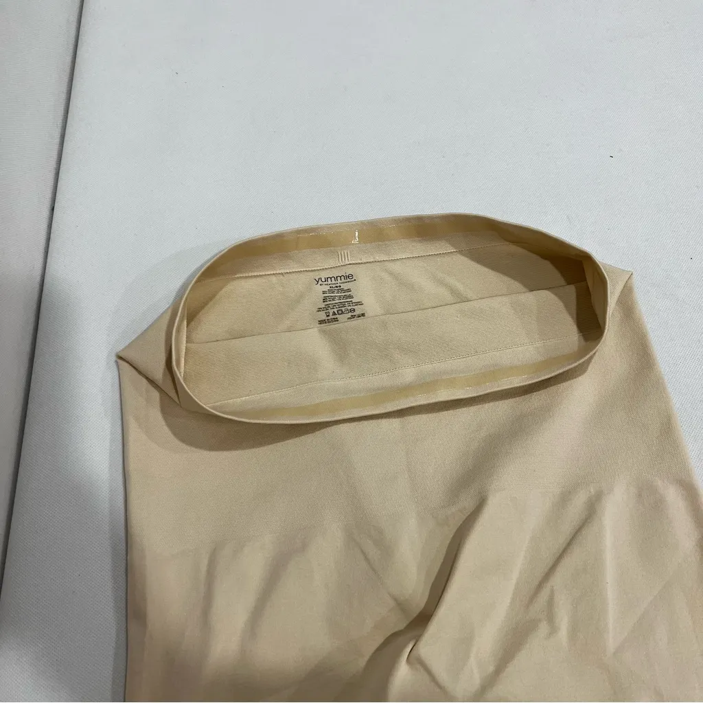 Yummie Shapewear Shorts Size XL Beige High Waisted Comfy Seamless - Image 6