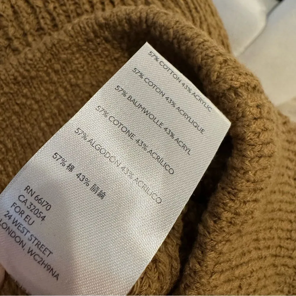 New Free People Logan Pass Knit Balloon Jogger Pants in Brown Size L - Image 9