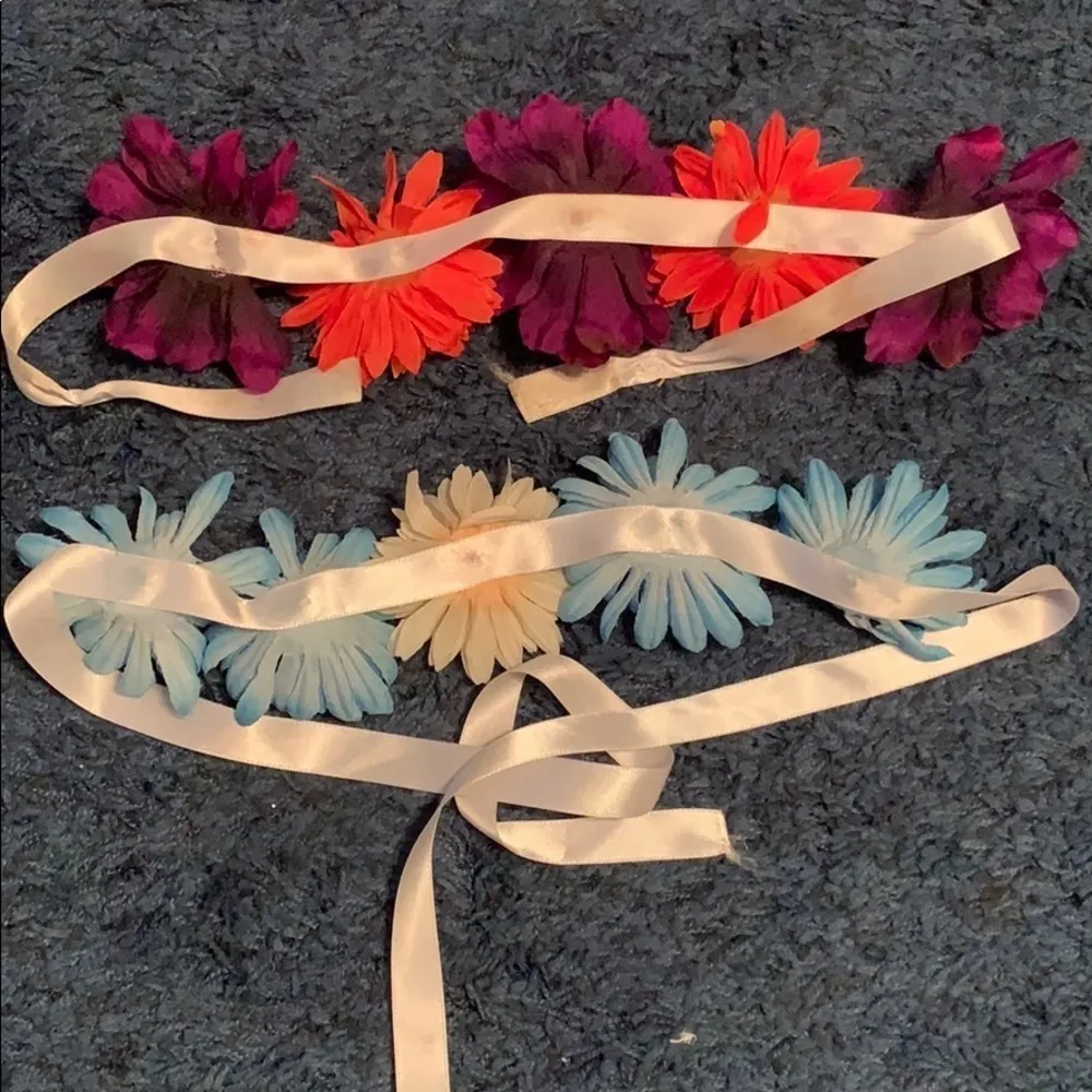 2 flower crowns Blue - Image 2