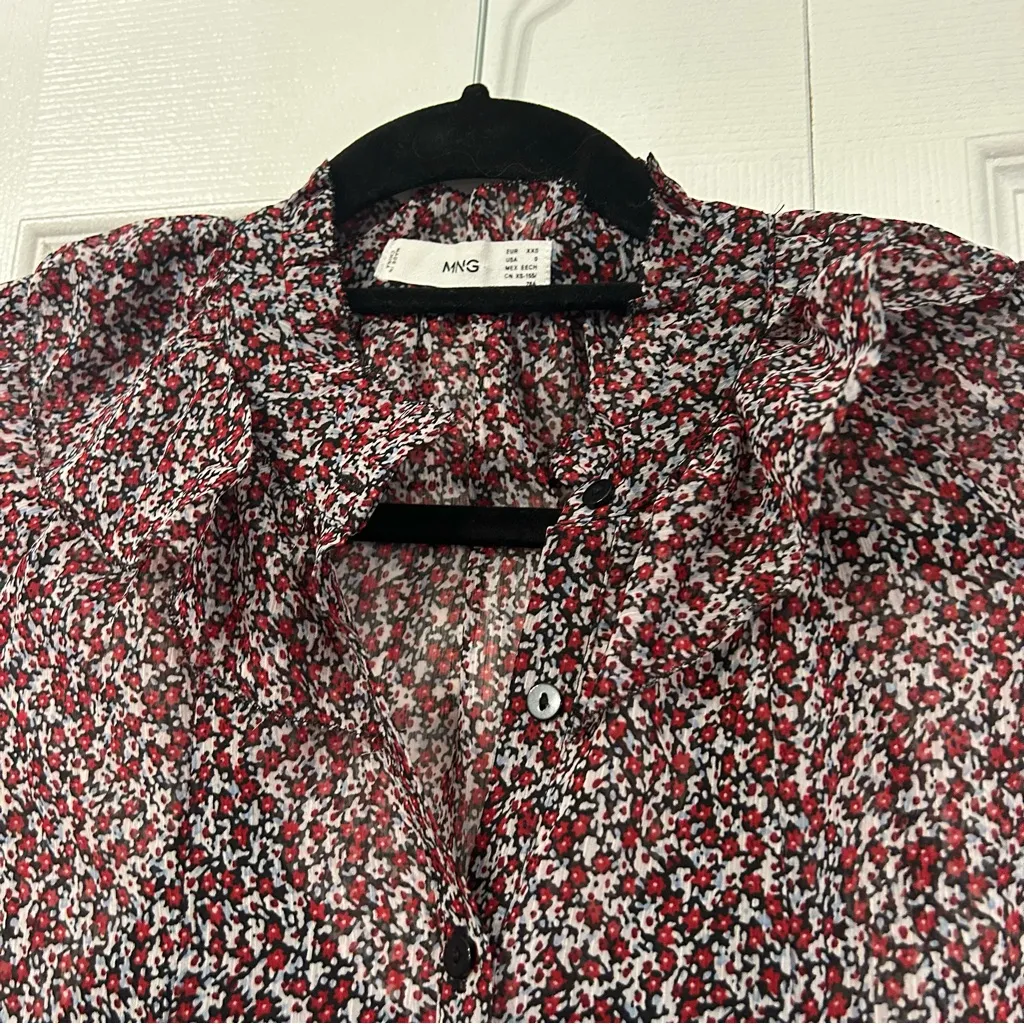 Mango Tiered Floral Maxi Dress - Image 2