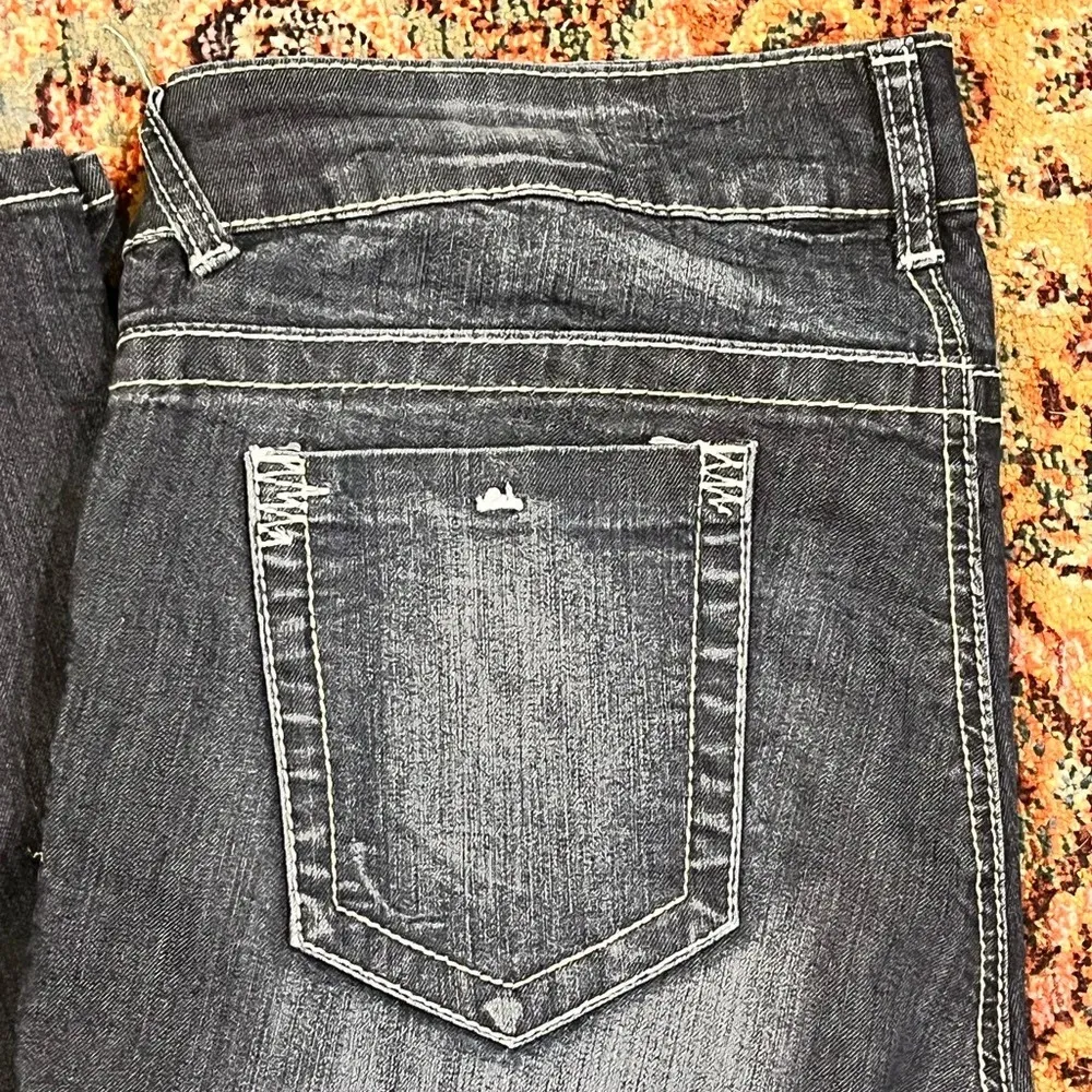 WILL NOT TAKE LESS Women’s Alloy Straight Leg Jeans Gray Size undefined - Image 9